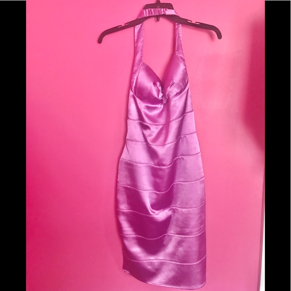 Xoxo sleek bold magenta pink dress (size 3)
